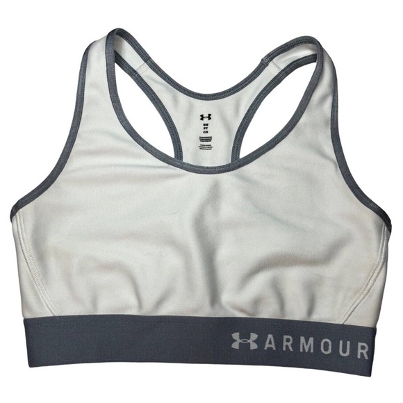 Under armour Other - Under Armour Mid Keyhole Compression Sports Bra Womens White S